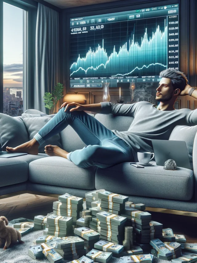DALL·E 2024-06-04 17.55.57 - A hyper-realistic image of a person in a luxurious modern living room, casually lounging on a sofa with a relaxed expression. The person is surrounded